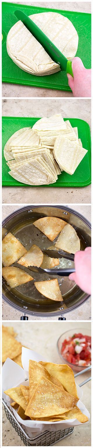 How to make homemade tortilla chips