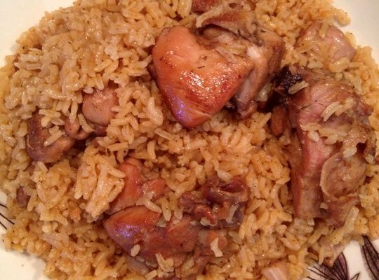 How to Make Locrio De Pollo(Rice & Chicken