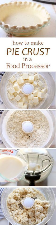 How to Make Pie Crust in a Food Processor