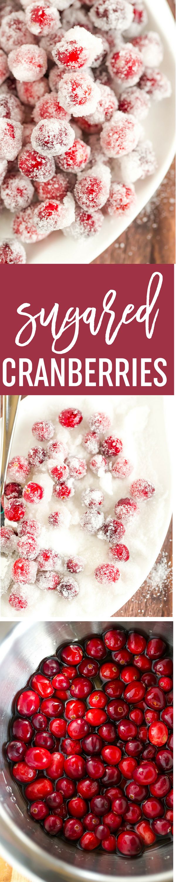 How to Make Sugared Cranberries