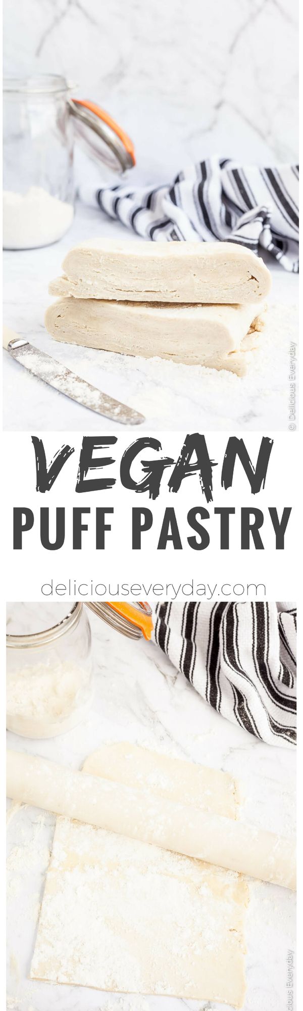 How to make Vegan Puff Pastry - recipe & video