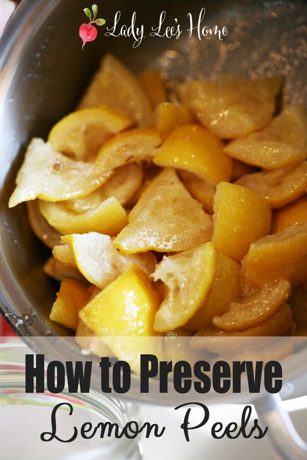 How to Preserve Lemon Peel