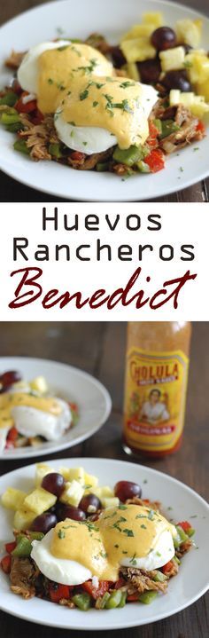 Huevos Rancheros Benedict with Cholula Hollandaise