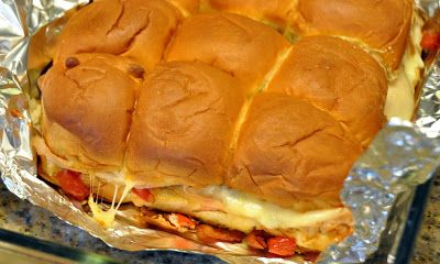 Hunk of Meat Monday: Mini Chicken Sandwich on Hawaiian Sweet Rolls