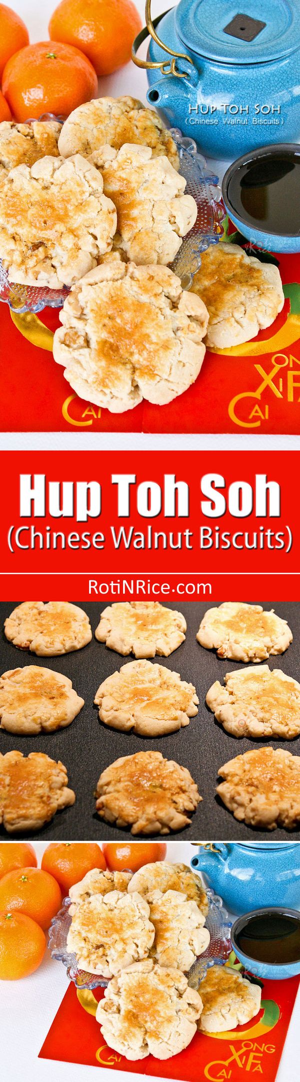 Hup Toh Soh (Chinese Walnut Biscuits