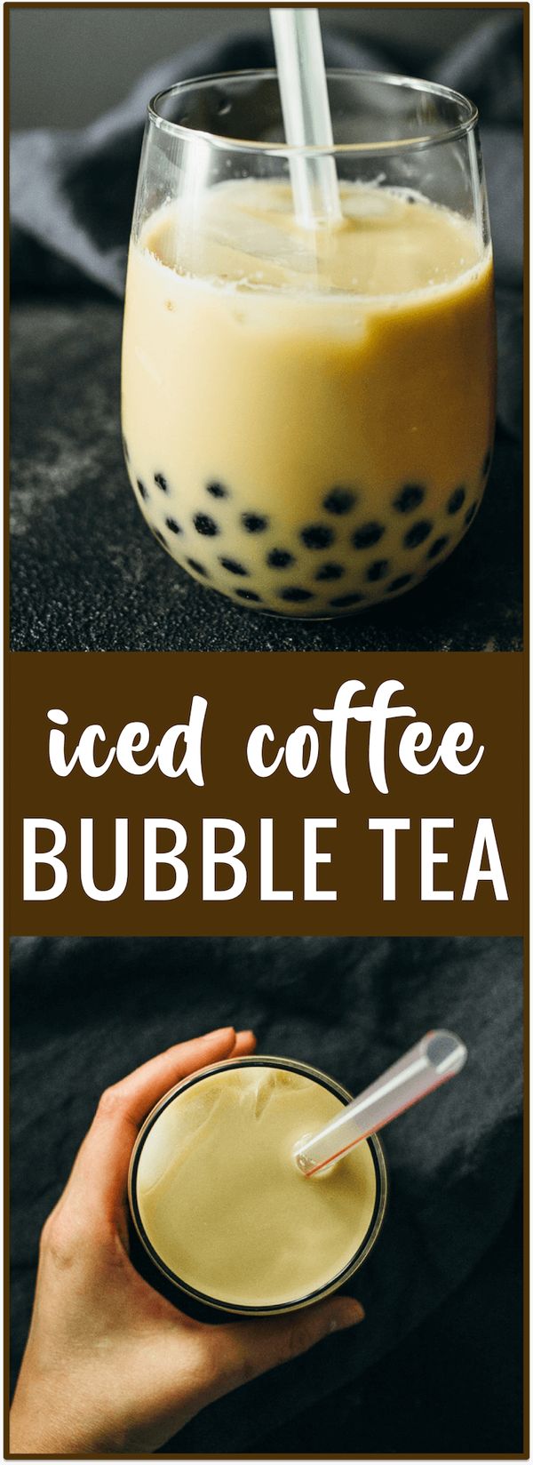 Iced coffee bubble tea