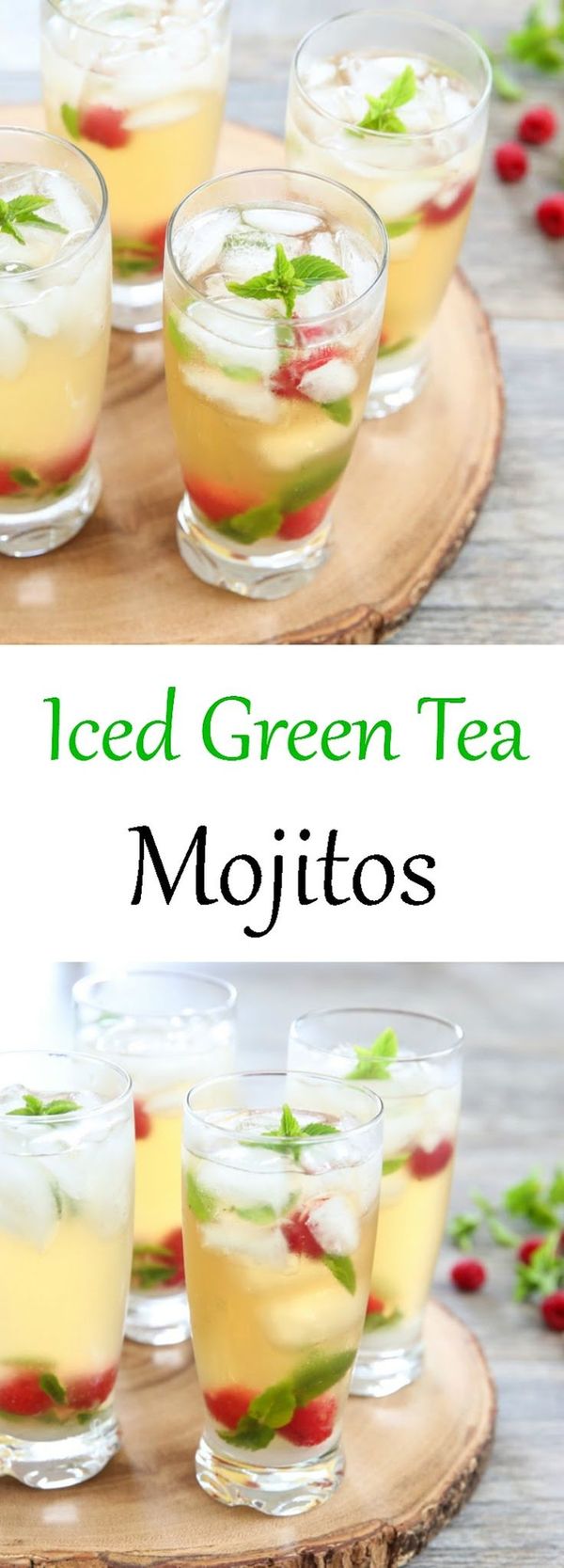 Iced Green Tea Mojitos