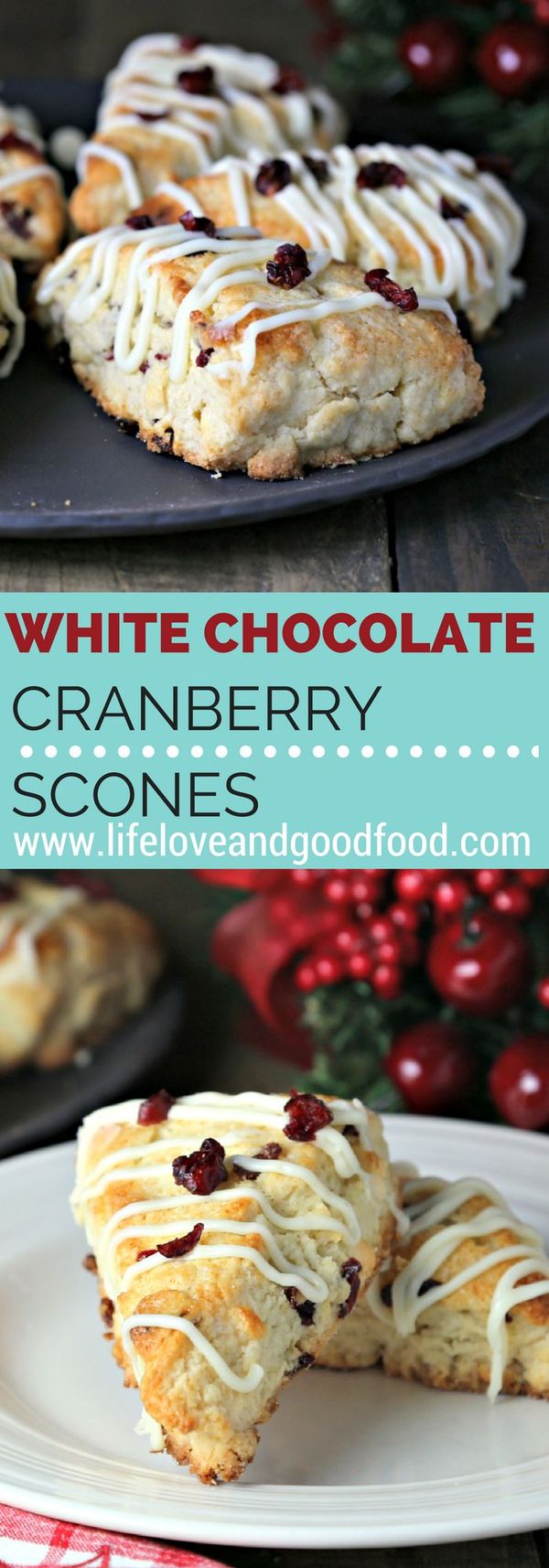 Immaculate Holiday Treat: White Chocolate Cranberry Scones