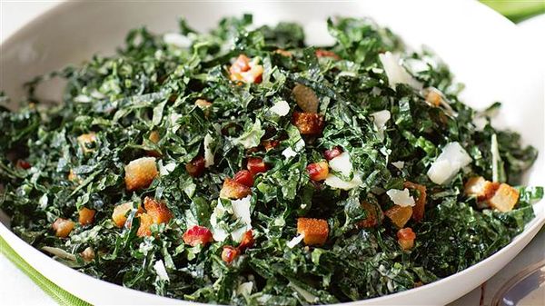 Ina Garten's Kale Salad with Pancetta and Pecorino