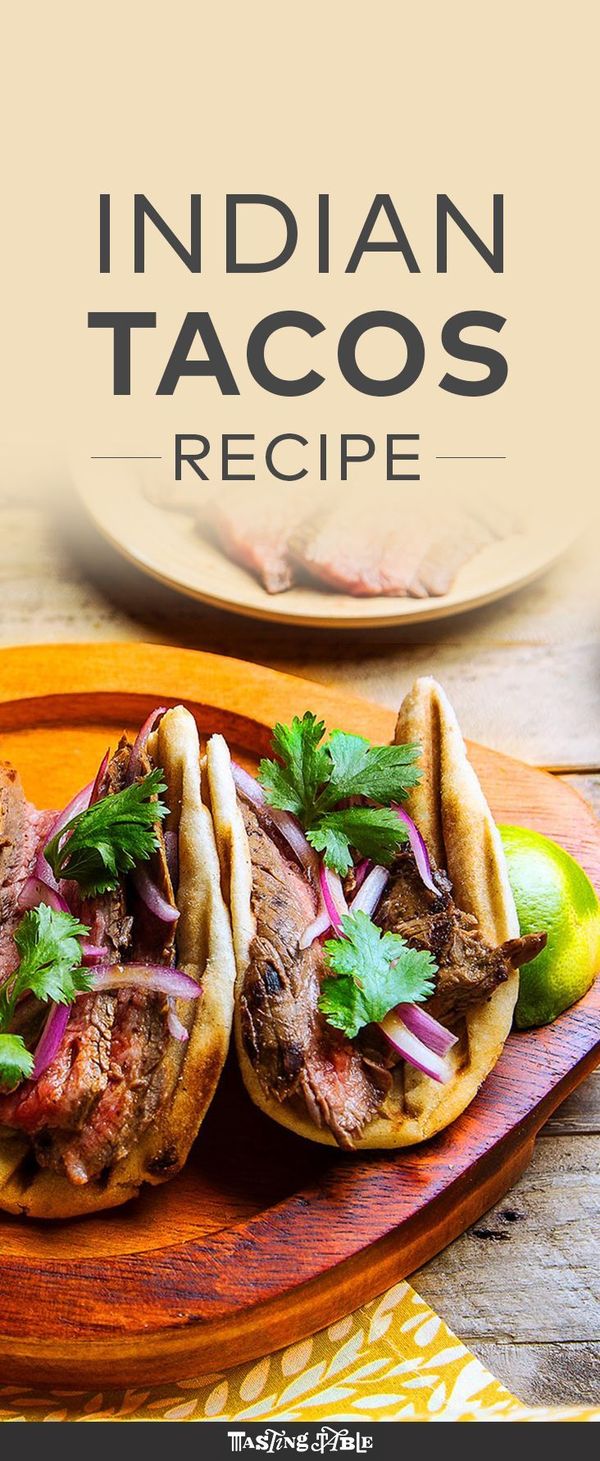 Indian Flank Steak Tacos