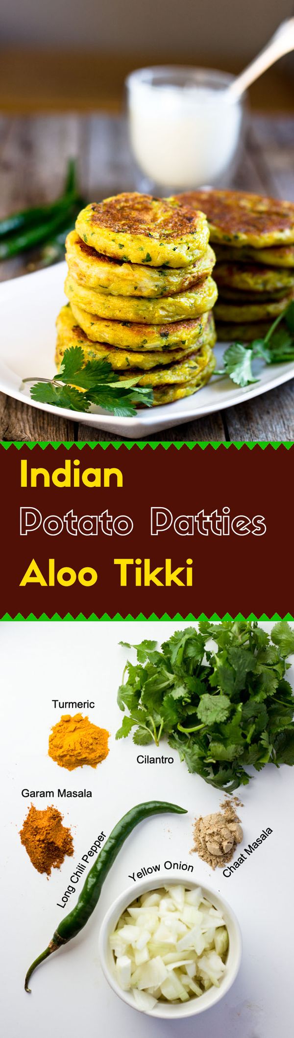 Indian Potato Patties (Aloo Tikki