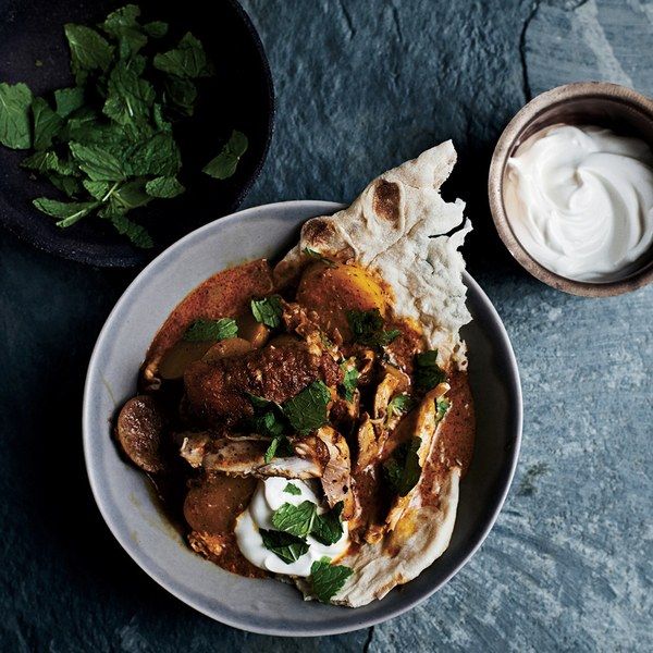 Indian-Spiced Chicken With Tomato and Cream