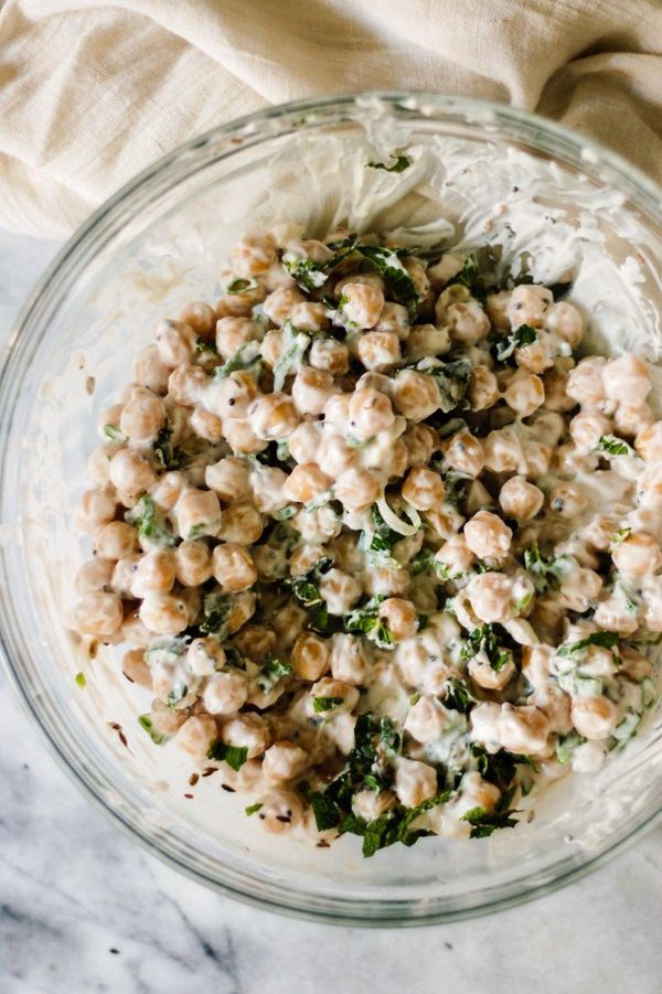 Indian-spiced Yogurt Chickpeas