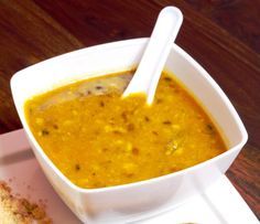 Indian Style Yellow Split Pea Dhal with Traditional Spices