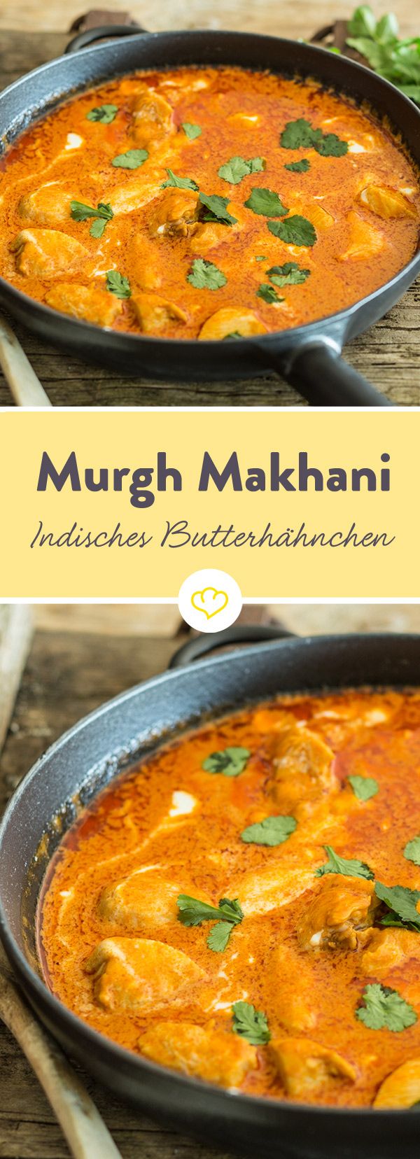 Indisches Butterhähnchen (Murgh Makhani