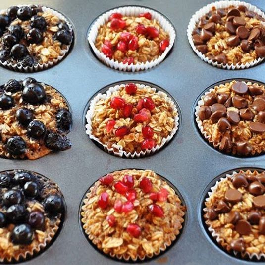 Individual Baked Oatmeal Cups