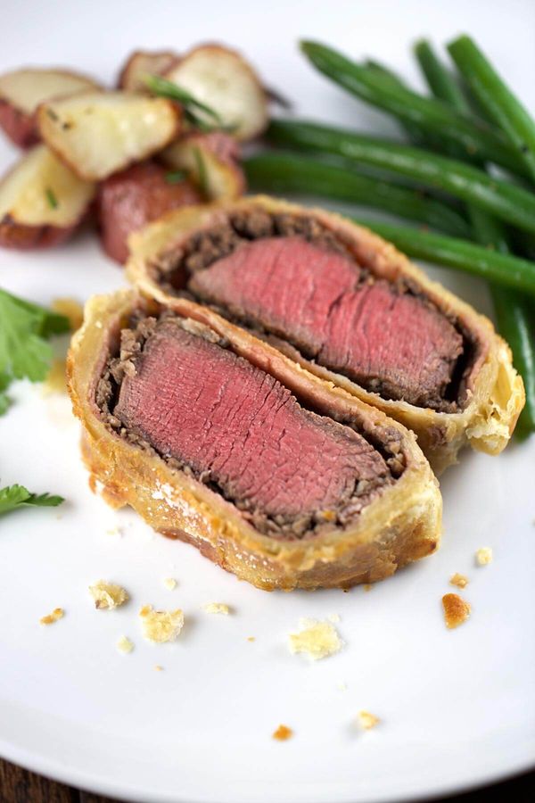 Individual Beef Wellington with Mushroom Sauce