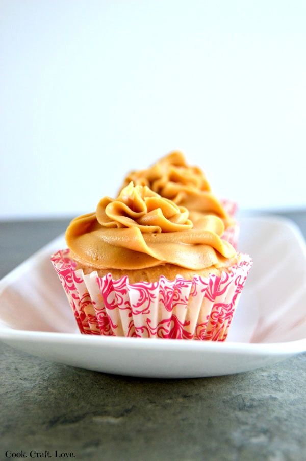 Inside Out Peanut Butter Cup Cupcakes