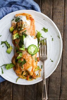 Inspiralized Vegetable Enchiladas