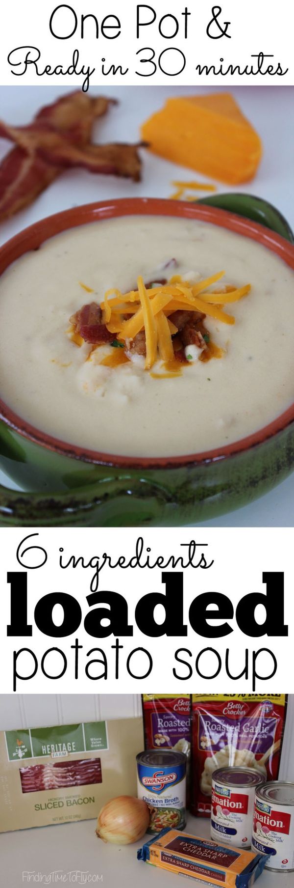 Instant Loaded Potato Soup