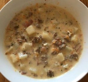 Instant Pot Bacon Cheeseburger Soup