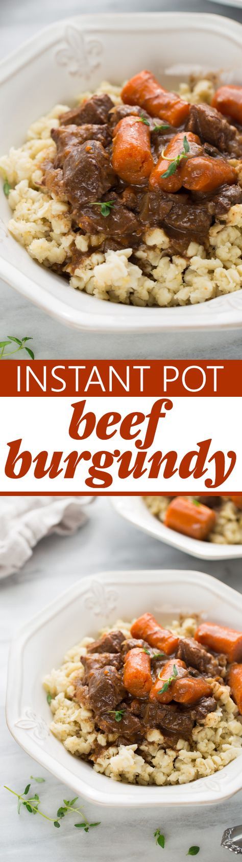 Instant Pot Beef Burgundy