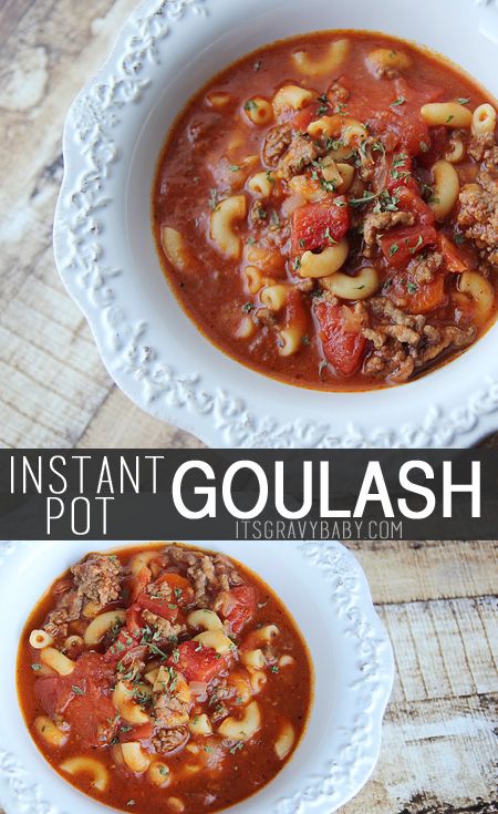 Instant Pot Goulash