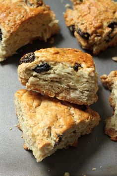 Irish Soda Bread Scones with Honey Cinnamon Butter