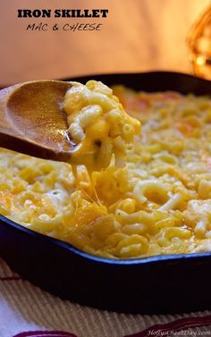 Iron Skillet Mac and Cheese