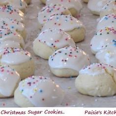 Italian Christmas Sugar Cookies