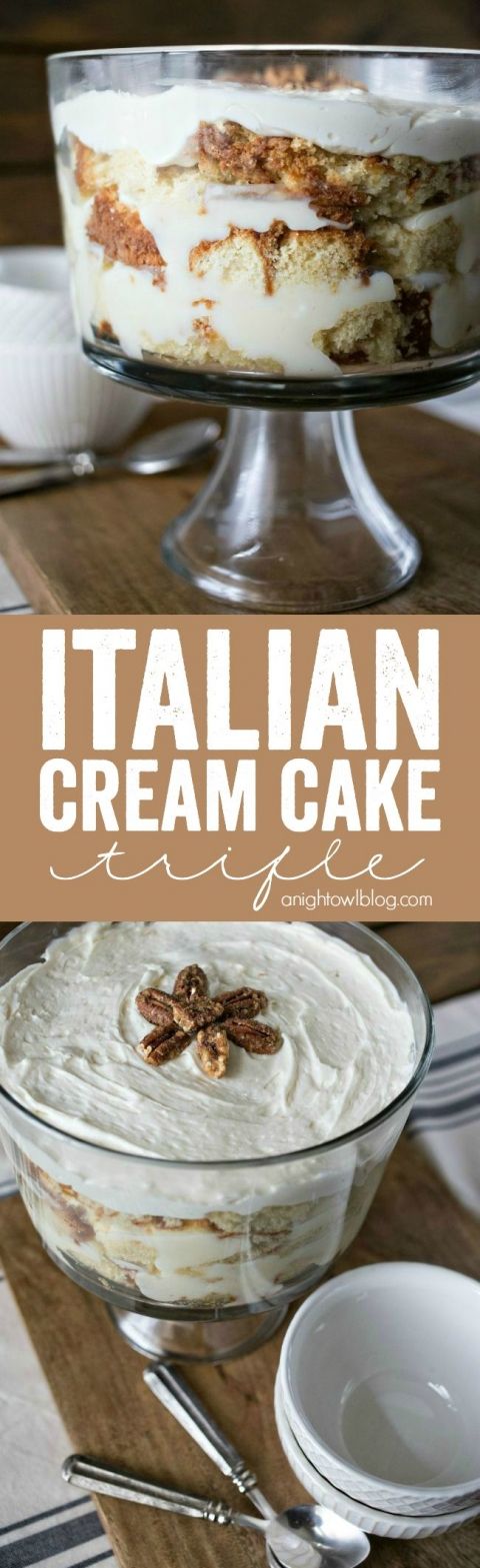 Italian Cream Cake Trifle