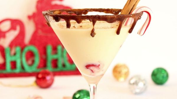 Italian Eggnog Martini