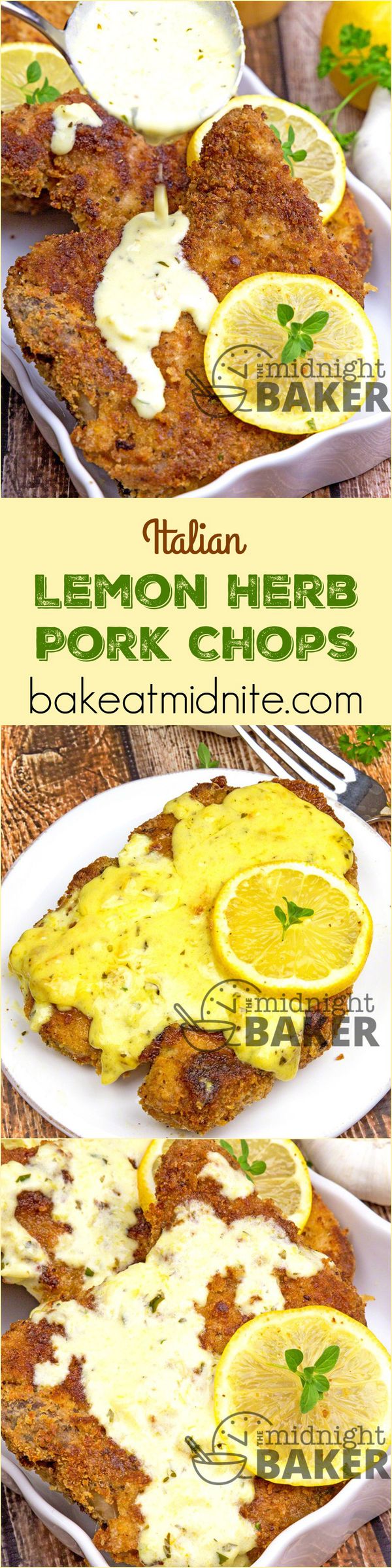 Italian Lemon Herb Pork Chops