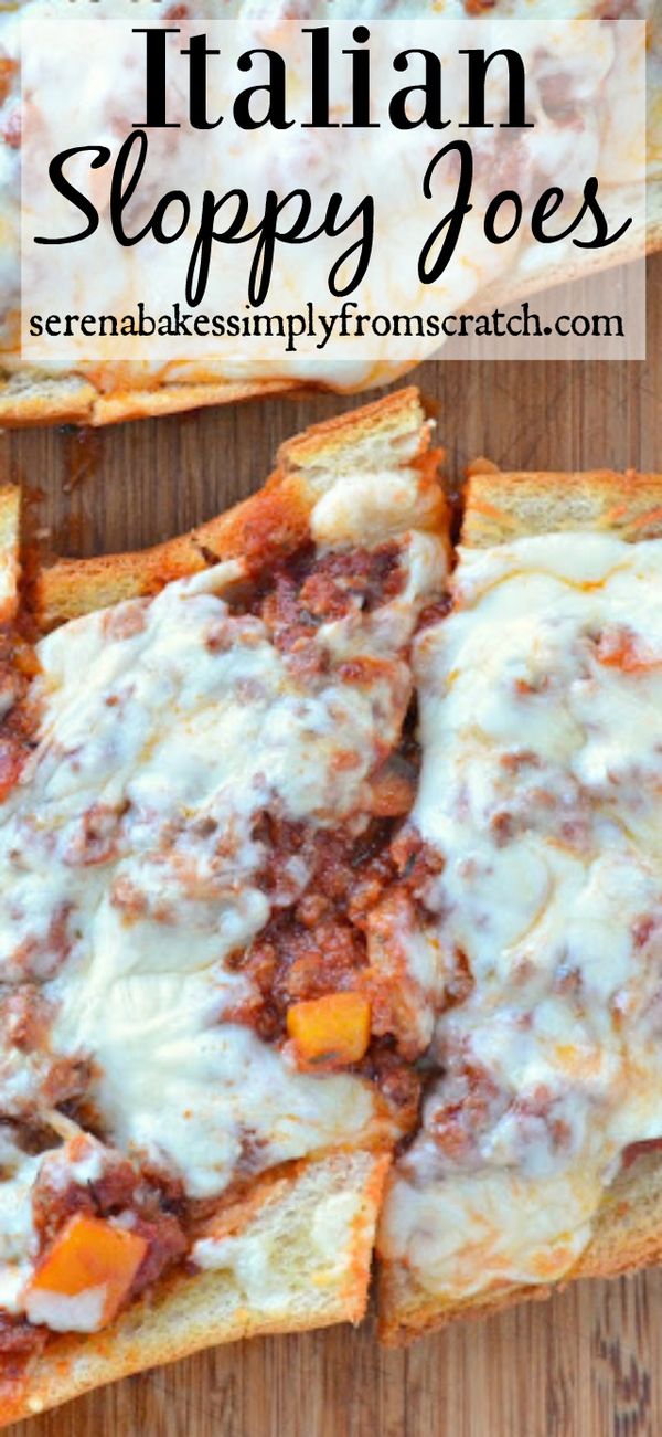 Italian Sloppy Joes