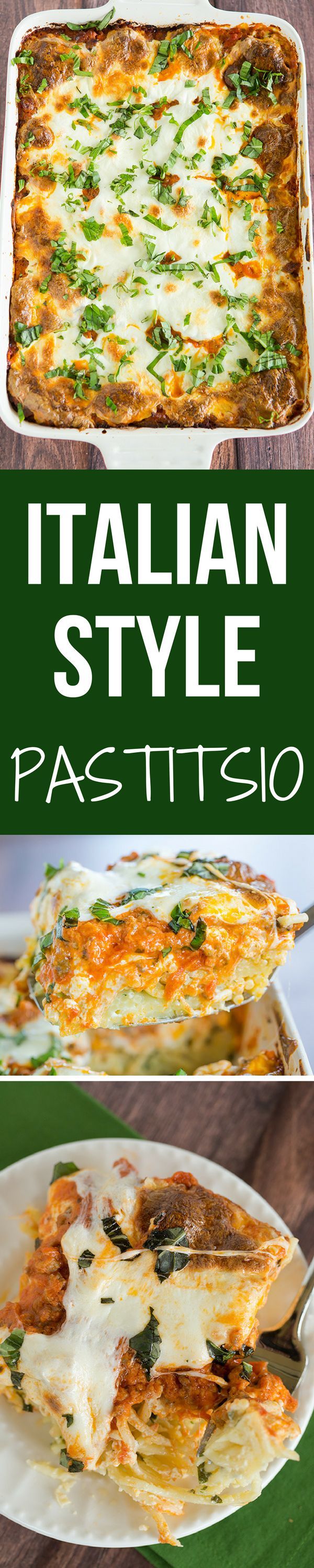 Italian-Style Pastitsio