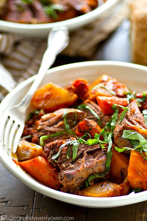 Italian-Style Pot Roast with Root Vegetables