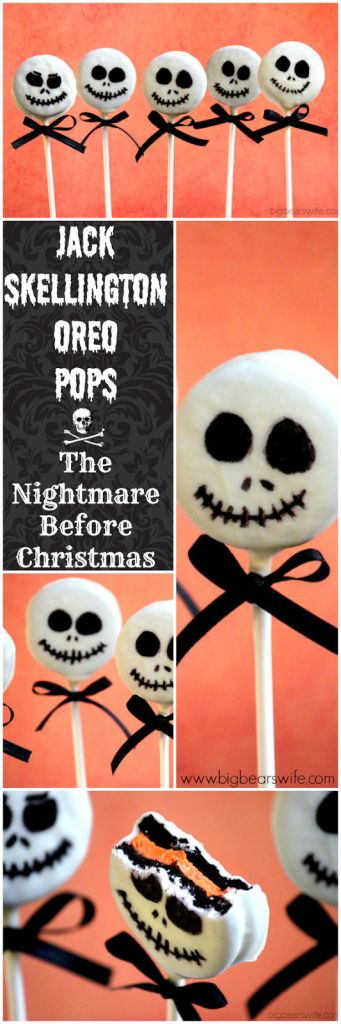 Jack Skellington Oreo Pops