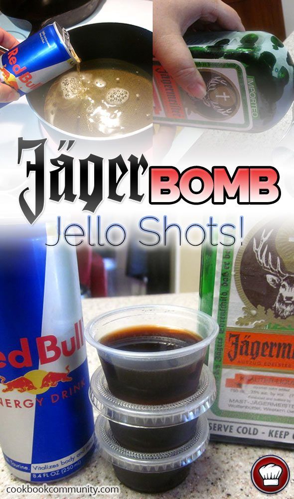 Jager Bomb Jello Shots