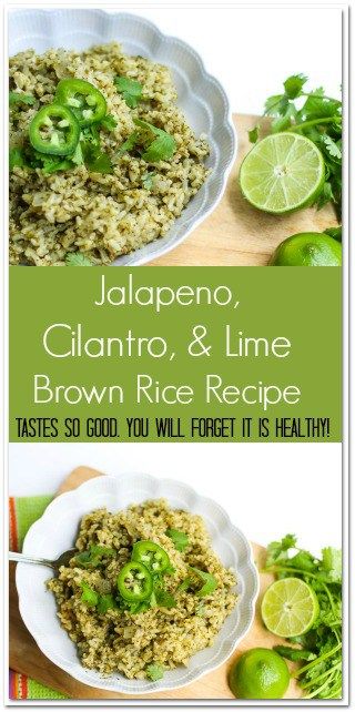 Jalapeño, Cilantro, and Lime Brown Rice