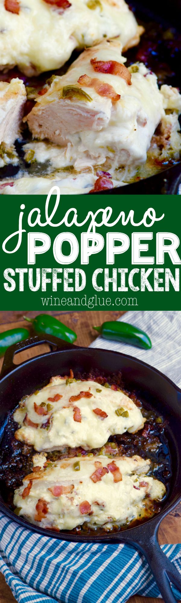 Jalapeño Popper Stuffed Chicken