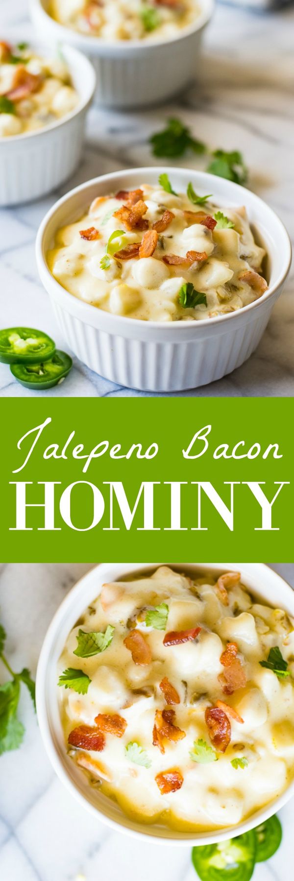 Jalapeno Bacon Hominy