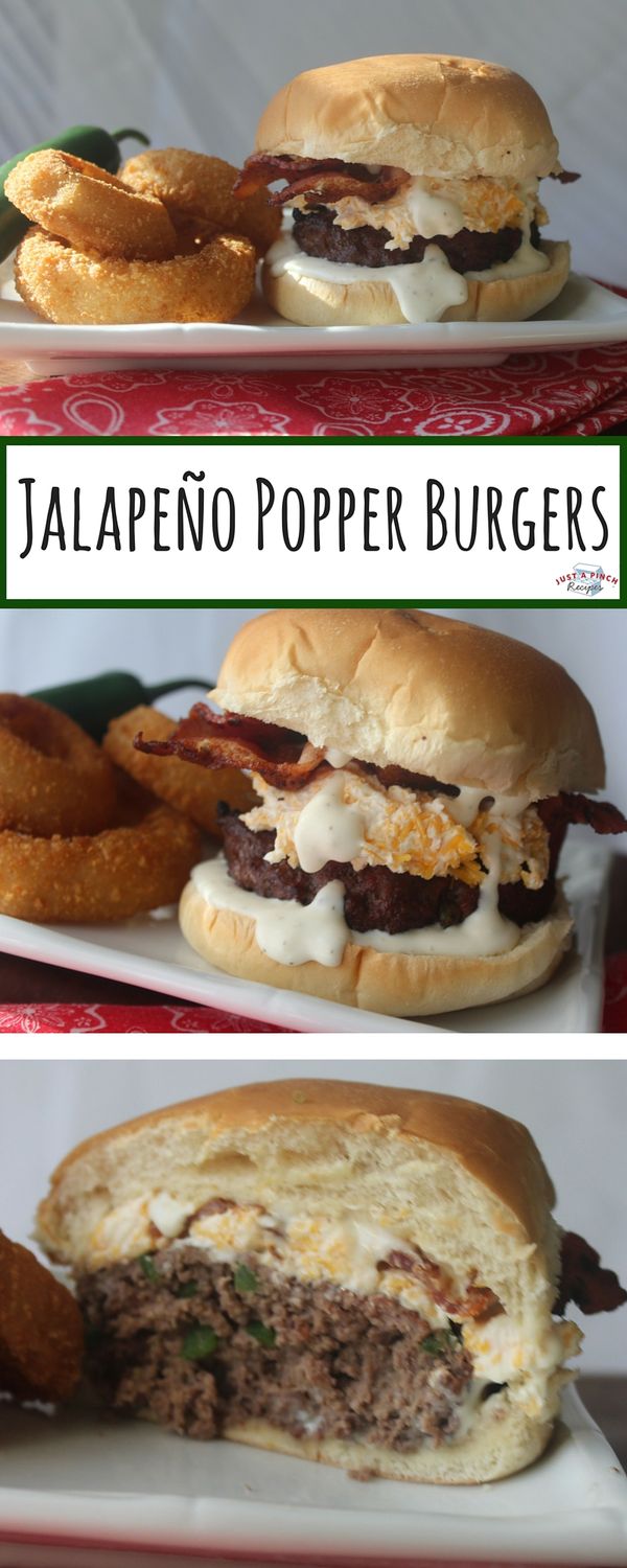 Jalapeno Popper Burgers