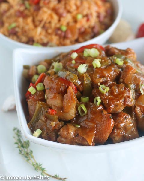 Jamaican Browned Chicken Stew