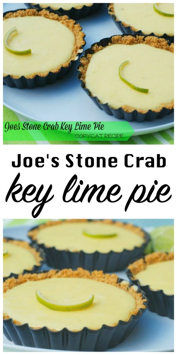 Joes' Stone Crab Key Lime Pie (copycat