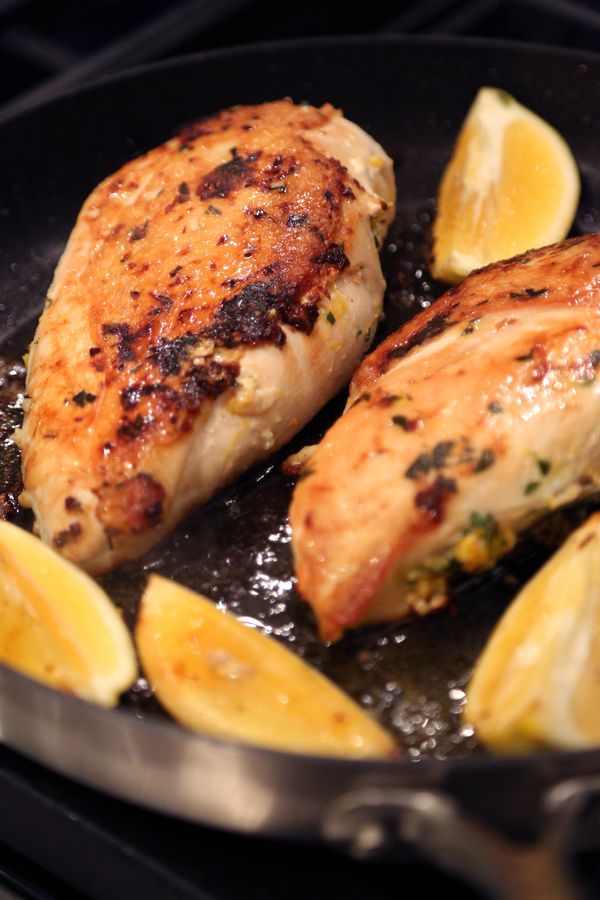 John's Tuscan Brick Chicken With Charred Lemons