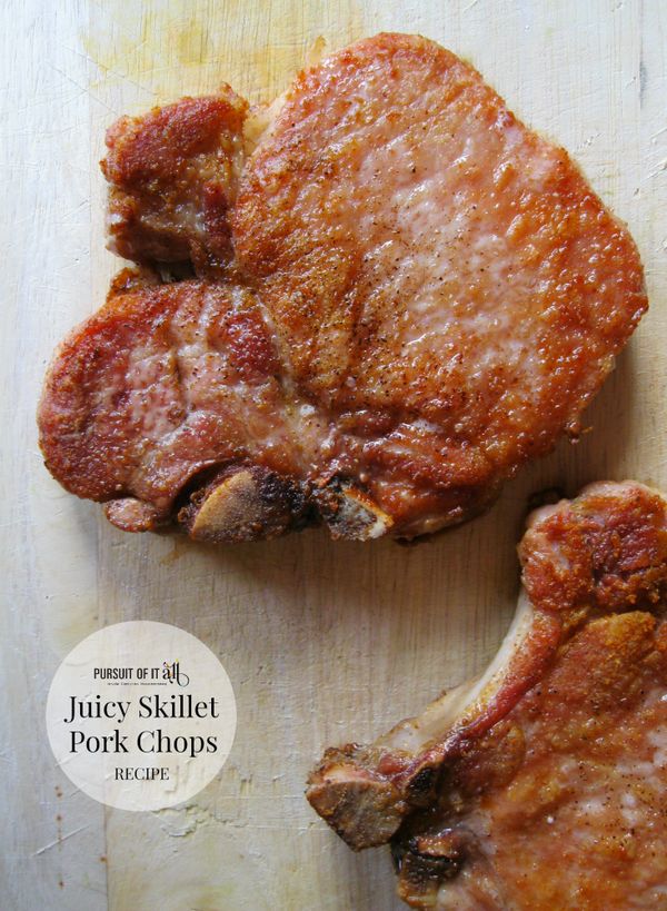 Juicy Skillet Pork Chops