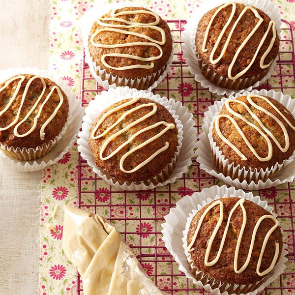 Jumbo Caramel Banana Muffins