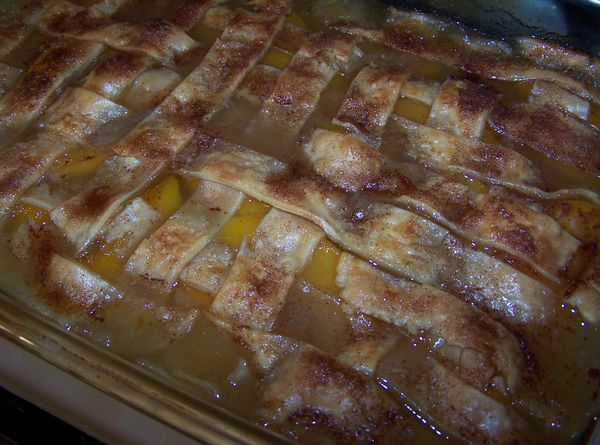 Just Plain Good & Easy Peach Cobbler