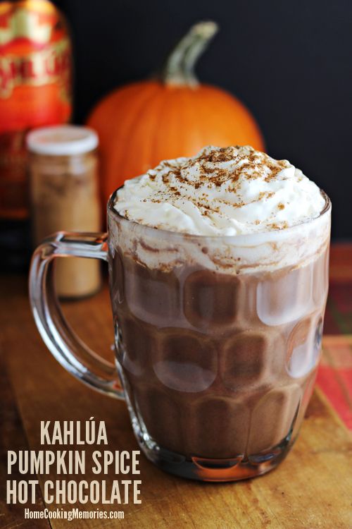 Kahlúa Pumpkin Spice Hot Chocolate