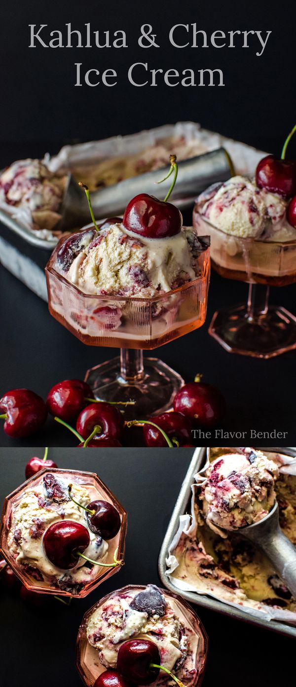 Kahlua Cherry Ice Cream